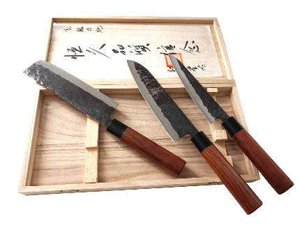 Buy Wholesale China 3pcs Set Of Hand-forged Stainless Steel Kitchen Knives  & Kitchen Knife Sets at USD 39.9