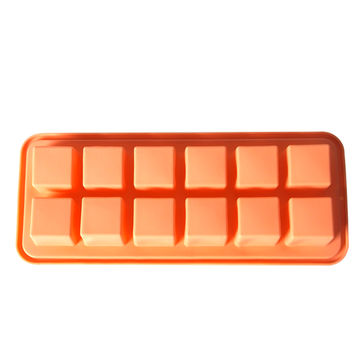 Silicone Square Ice Tray Refrigerator Ice Box Household Reusable