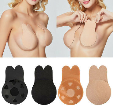 Adhesive Bra Women Breast Lift Up Tape Sticky Rabbit Ear Self Adhesive  Pasties Bra - China Wholesale Nipple Bra,silicone Bra,invisible Bra,sexy Bra  $1.23 from Qingdao Puzzle Fashion Co. Ltd