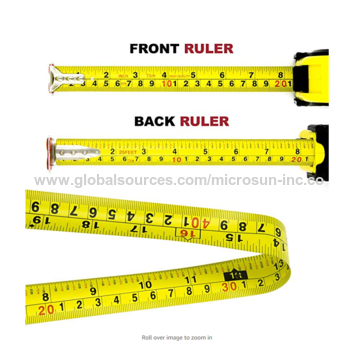 Buy Wholesale China Microsun 7.5m Retractable Steel Measuring Tape & Tape  Measure at USD 1.54