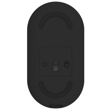 DELUX 2.4GHz+Bluetooth 5.0 Dual-Mode Wiederaufladbare Kabellose Maus für Laptop USB+Type-C Empfänger