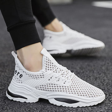 Fashion Sneakers for Men Lightweight Men's Casual Shoes Breathable Male Footwear Lace Up Walking Shoe