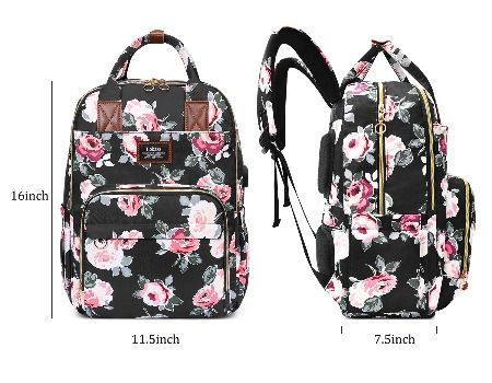 SWEET-YZ Pattern of Anchor Shape and Line Adults Backpack Bookbag Travel Back Pack Laptop Bag Shoulders Bag 