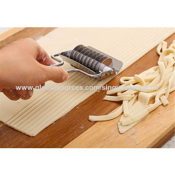 Manual Noodle Cutter Stainless Steel Roller Noodle Maker Fast Food