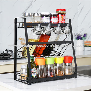 Inclined Spice Rack Organizer