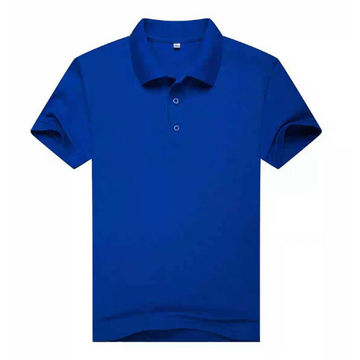 plain polo shirt blue