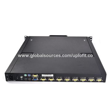 China 8 Port 19-In. KVM Rackmount Console Computer rack KVM Switch on ...