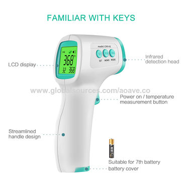 in Stock Factory Thermometers Gun No-Touch Infrared Forehead