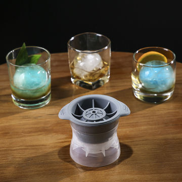 Ice Cube Molds Tray, Large Silicone Whiskey Ice Mold,Round Sphere Ice Ball  Maker & Square Ice Trays for Cocktails, Bourbon, Whiskey Gifts for Men from  Daughter Wife Son Kids 