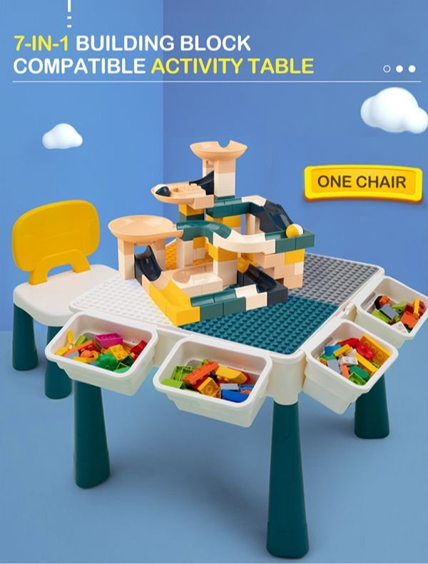 kids building block table