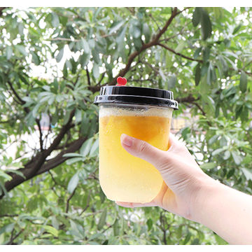 Wholesale PP Frosted Reusable Bubble Tea Cup Custom Clear Smoothie Juice  Milktea Plastic Cups with Lids - China Gift and Plastic Cup price