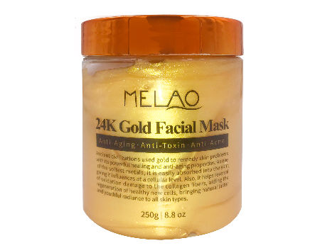 MELAO 24k gold face moisturizing facial mask bringing natural luster ...