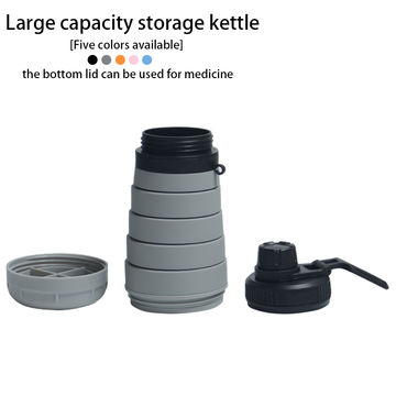 China BPA Free Expandable Collapsible Water Bottle Travel Sports Drink ...