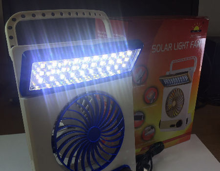 China Portable Fan Solar Mini Led, Led Table Lamp Fan