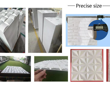 China Recycled plastic decorative 3d wall panel mold wallpapers wall