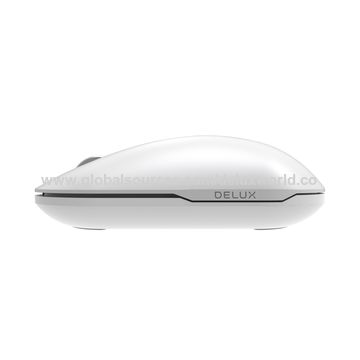 DELUX 2.4GHZ Bluetooth Wiederaufladbare Kabellose Optische Sensor Maus