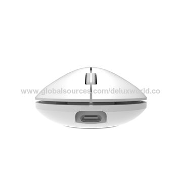 DELUX 2.4GHZ Bluetooth Wiederaufladbare Kabellose Optische Sensor Maus