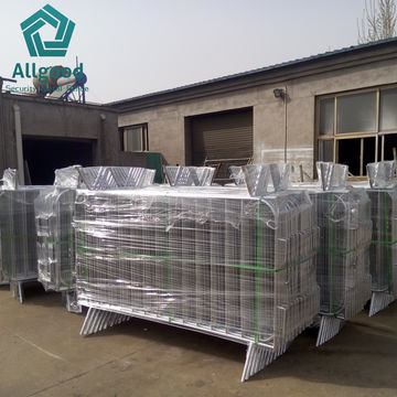 China [Allgood] steel tubular barrier traffic mobile barricade ...