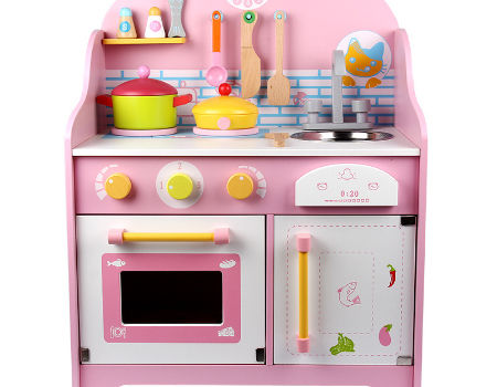 childrens wooden kitchen set