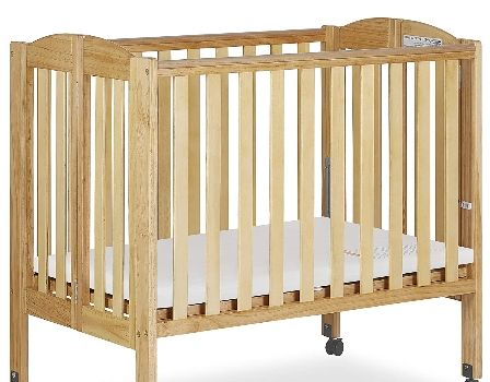 wooden portable crib