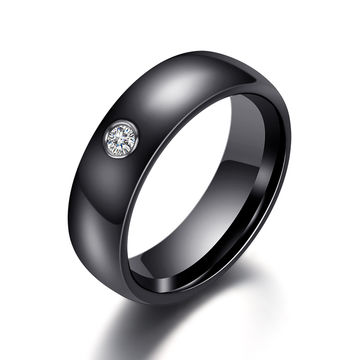 Buy Wholesale China Fashion Silicone Wedding Ring Custom Logo Silicone Ring  For Men & Ceramic Fashion Rings at USD 1.18