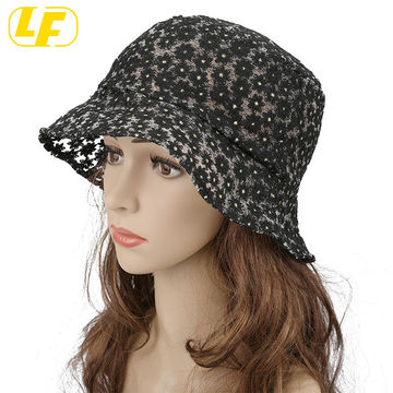 Beautifully Warm Satin-Lined Cotton Bucket Hat: Stylish Sun Protection Bucket Hats for Women Beach Fishing Cap
