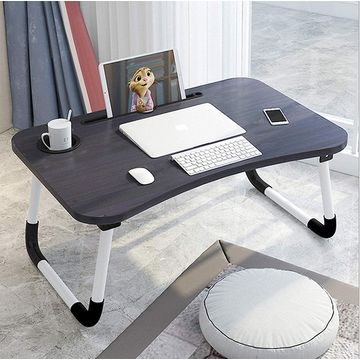 China Adjustable MDF Desktop Portable Laptop Desk With Card Holder ,Cup ...