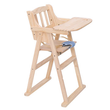 Wooden baby high hot sale chair for sale