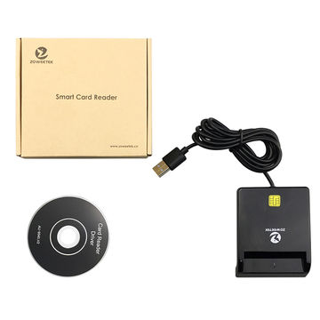 China Zoweetek EMV USB IC ID Smart Card Reader ISO 7816 Credit Smart ...