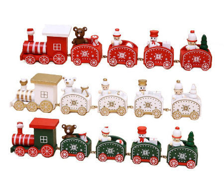 Christmas Gift Movable Felt Train Yard Decoration Kid Gifts, Christmas ...