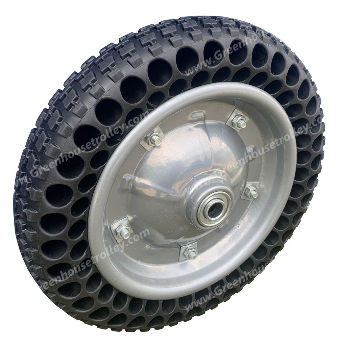 2 x 14 14 Inch Wheel Barrow & Jockey Wheel Pneumatic Tyre & Wheel Size 3.50-8