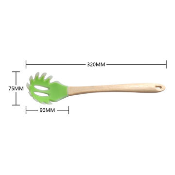 Buy Wholesale China Silicone Pasta Fork Spaghetti Spoon Server