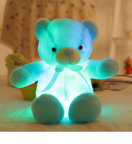 China LED Light Teddy Bear Plush Toy Teddy Bear Doll For Valentine's ...