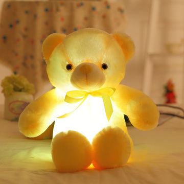 China LED Light Teddy Bear Plush Toy Teddy Bear Doll For Valentine's ...