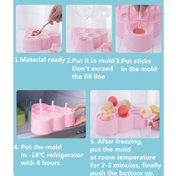 Food Grade Funny Shape Silicone Ice Cream Container - China Ice Cube  Container and Ice-Tray price