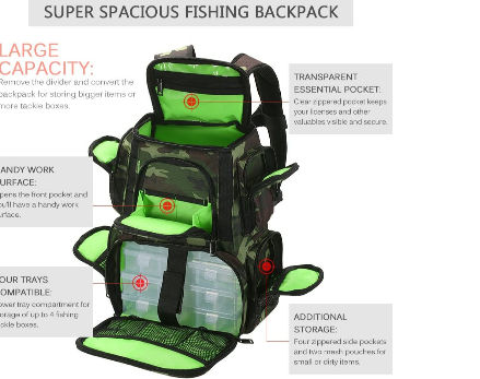 fishing tackle backpack