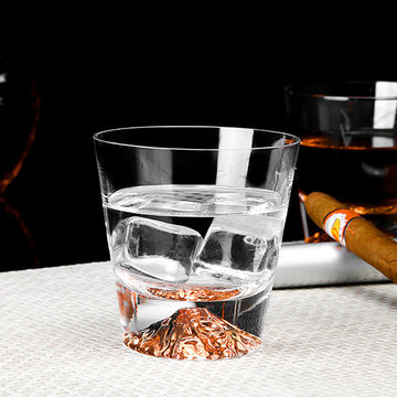 Buy Wholesale China Creative Gift Whiskey Glass Cup Unique Crystal Liquor Glass  Cups, Premium Rocks Glass Bottle & Whiskey Glass at USD 3