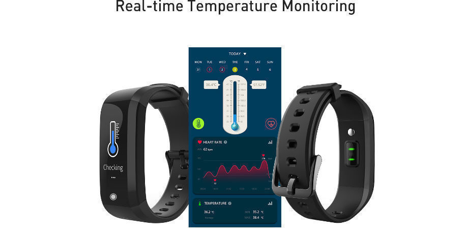 China New Arrival Waterproof Bluetooth Social Distance Tracking Watch ...