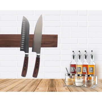 16'' Magnetic Knife Strips Knife Holder for Wall Acacia Wood Knife