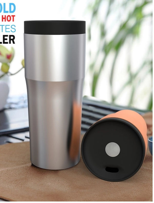 Stainless Steel Cherry Blossom Thermal Mug with Lid Double Wall Coffee  Leak-Proof Water Cup Travel Camping Tea Tumbler Drinkware