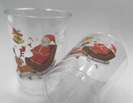 Buy Wholesale China Custom Printing Christmas Festival Party Use Plastic  Cartoon Cup & Christmas Festival Party Plastic Cup at USD 0.088