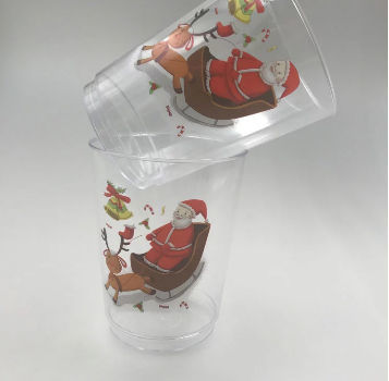 Buy Wholesale China Custom Printing Christmas Festival Party Use Plastic  Cartoon Cup & Christmas Festival Party Plastic Cup at USD 0.088