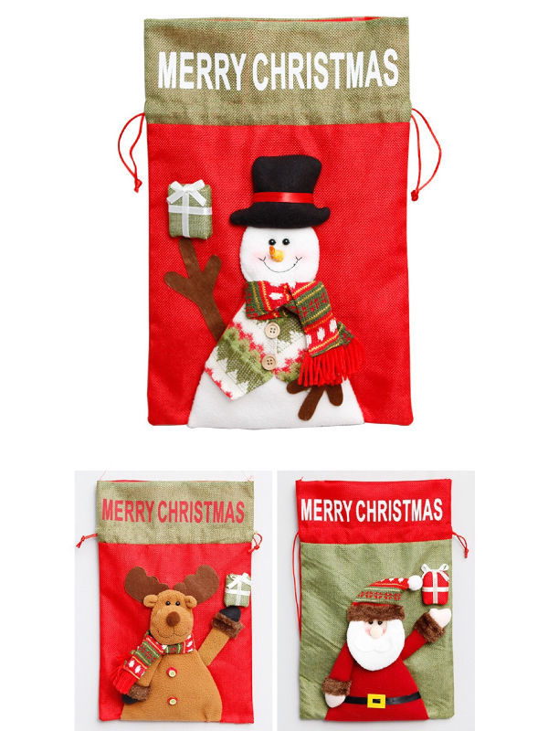  Gifts Large Stereoscopic Christmas Non Christmas woven