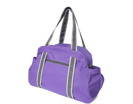 Yoga Gym Bag For Women, Gym Duffel Bag With Yoga Mat Holder Shoe