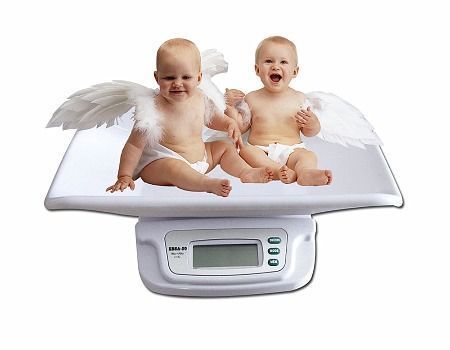 mother and child weighing scale