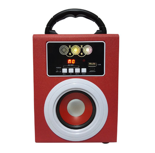 wooden portable speaker