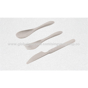 China Wheat Straw Lunch Box, Cutlery Sets factory and manufacturers