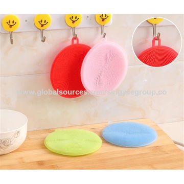 Silicone Kitchen Tub Dishwashing Brush Antibacterial Fruit Vegetable  Cleaner - China Silicone Brush and Dish Washing Brush price