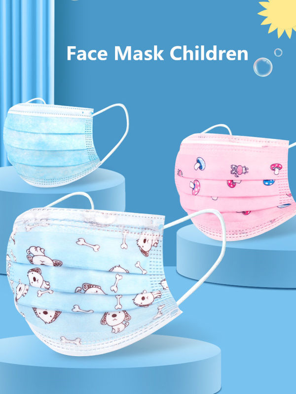 China High quality soft children antidust 3ply disposable mask