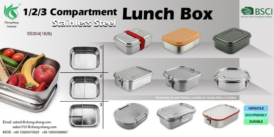 1pc Microwaveable Stainless Steel Inner Lunch Box With Lid, Student Bento  Box